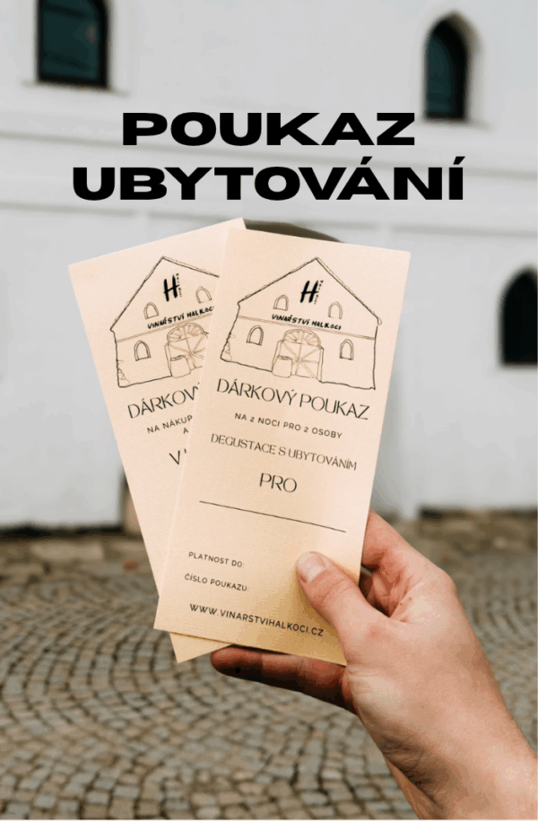 Poukaz na ubytování a degustaci